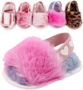 Baby Shoes Pink Leopard Baby Girl Slippers Non-Slip Soft Sole Toddler First by Unknown