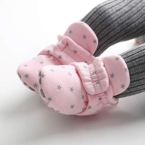 HsdsBebe Unisex Newborn Baby Cotton Booties Non-Slip Sole - Image 2