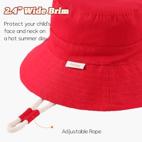 Bamery Baby Toddler Girls Bucket Hat Newborn Sun Hats - Image 4