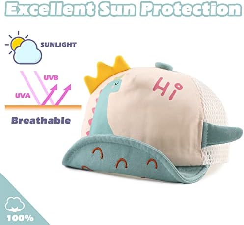 JANGANNSA Baby Duck Cap Infant Kids Sun Hat Bear Cute Cartoon Caps Spring Summer - Image 3