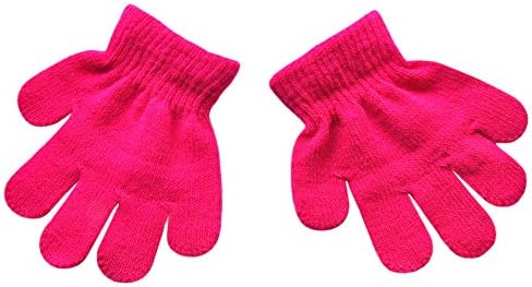 Toddler Boys and Girls Winter Knitted Writing Gloves, 1-3 Years Old - Image 2
