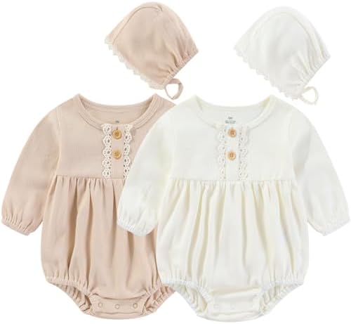 Ruliby Baby Girls Clothes Cotton Bubble Romper Summer Newborn Outfits | by Ruliby
