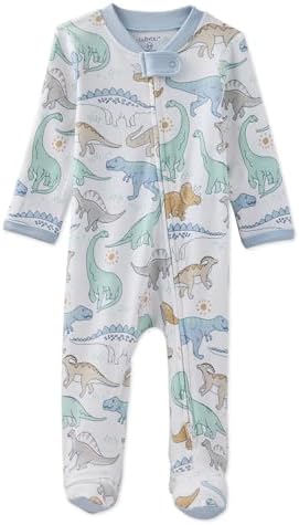 Butterblu Scout Sleep & Play 100% Organic Cotton Footed Zip Front PJs | GOTS by Butterblu
