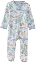 Butterblu Scout Sleep & Play 100% Organic Cotton Footed Zip Front PJs | GOTS by Butterblu