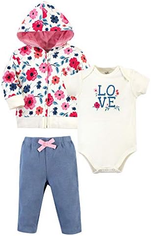 Touched by Nature Baby Organic Cotton Hoodie, Bodysuit Or Tee Top, and Pant - Image 2