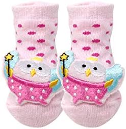 Bowbear Adorable Baby 6 Pair Non-Skid Bootie Socks - Image 3