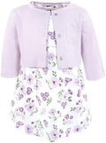 Hudson Baby Infant and Toddler Girls Cotton Dress and Cardigan Set by HudsonBaby