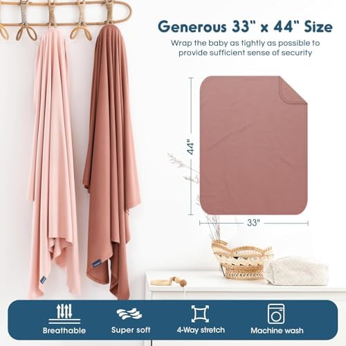 GRSSDER Newborn Swaddle Blanket Set - Image 2