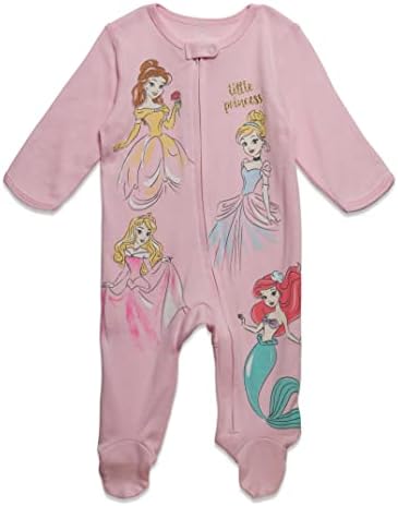 Disney Baby Girls' 2-Pack Footed Sleep N' Play Newborn to Infant - Image 2