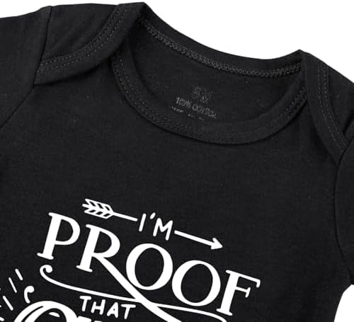 listery I'M Proof That God Answers Prayers Baby Bodysuit Baby Religious Infant - Image 4