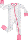pureborn Baby Sleeper Viscose from Bamboo Zipper Footies Pjs 0-24 Months | by pureborn