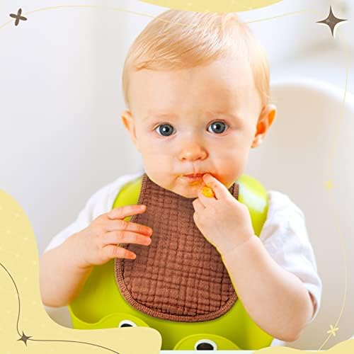 Frienda 8 Pieces Muslin Burp Cloths - Image 5