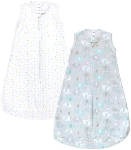 Hudson Baby Unisex Baby Cotton Long-Sleeve Wearable Sleeping Bag by HudsonBaby