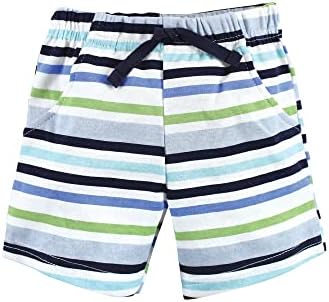 Hudson Baby Unisex Baby Cotton Bodysuit, Shorts and Shoe Set - Image 4