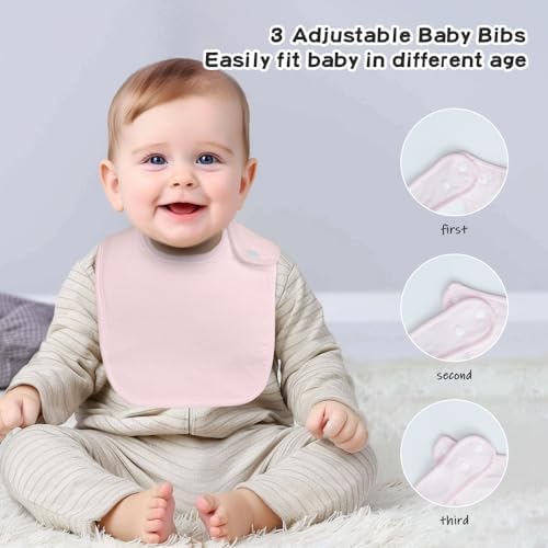 8 Pack Baby Bibs Unisex Adjustable - Image 5