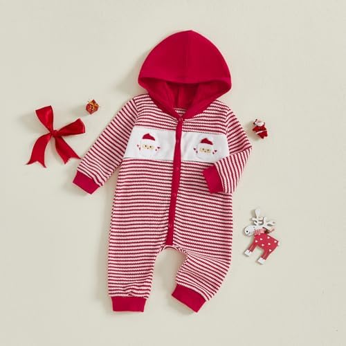 Fall Baby Clothes Newborn Boy Girl Hoodie Romper Long Sleeve Jumpsuit Winter - Image 2