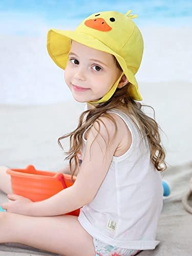 Azue Cute Baby Sun Hat, Wide-Brim Toddler Bucket Hats - Image 6