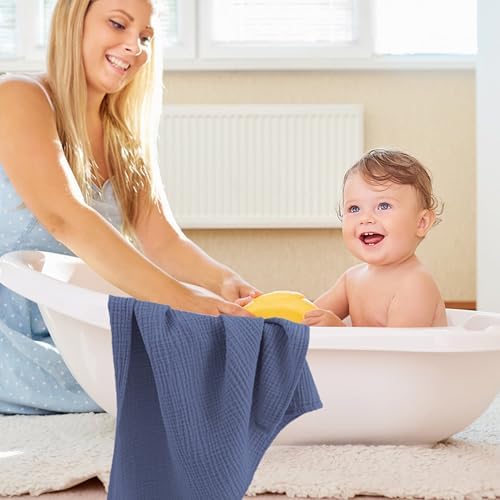 Bearmoss 6 Pack Muslin Burp Cloths - Image 6