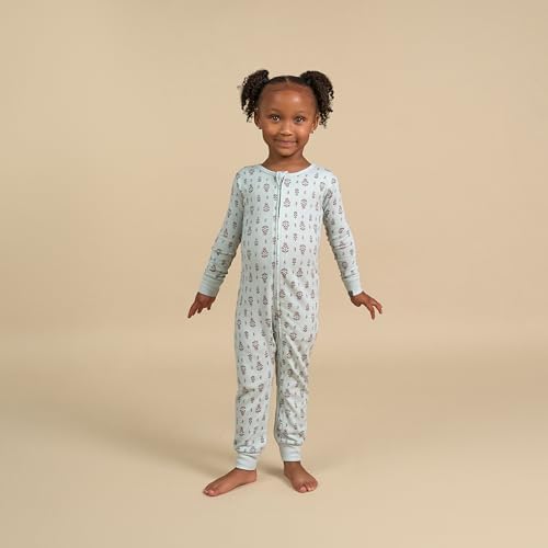 Modern Moments by Gerber Baby Boys & Girls Hacci Footless Pajamas - Image 2