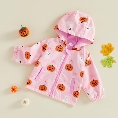 Toddler Baby Girl Windbreaker Jacket Zip Up Hoodie Long Sleeve Sweatshirt - Image 5