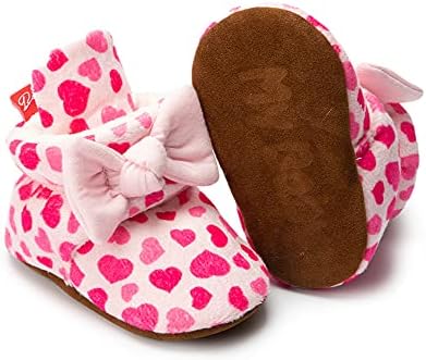 Meckior Newborn Infant Baby Girls Boys Warm Fleece Winter Booties First Walkers - Image 3
