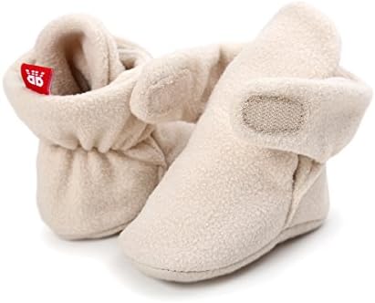HsdsBebe Unisex Newborn Baby Cotton Booties Non-Slip Sole - Image 5