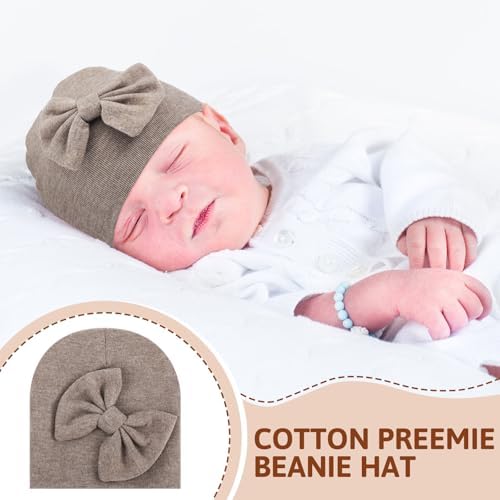 Cuffbow 4 Pcs Preemie Hats Baby Cap - Image 6