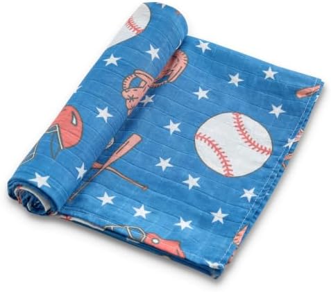 Baby Swaddle Blankets, Bamboo Muslin Receiving Blanket | 1-Pack, Lightweight & by IBESTOPIA