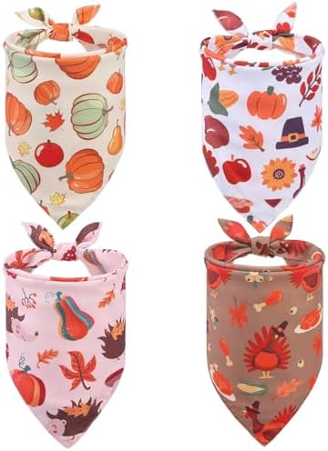 EXPAWLORER Fall Dog Bandana Set by EXPAWLORER