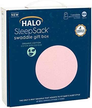 HALO Sleepsack Swaddle 100% Organic Cotton Newborn 1-Piece Gift Set - Image 3