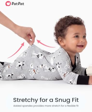 PATPAT Organic Cotton Baby Footie Pajamas - Image 4