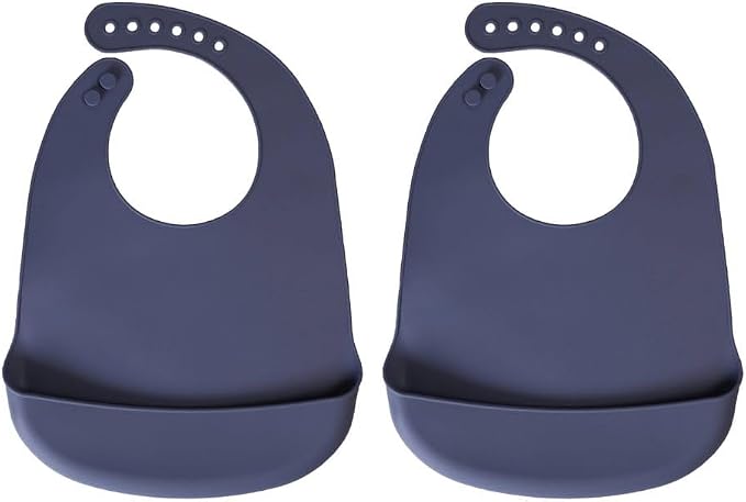 Silicone Bibs For Babies- BPA-Free Waterproof Bib by BabyPick