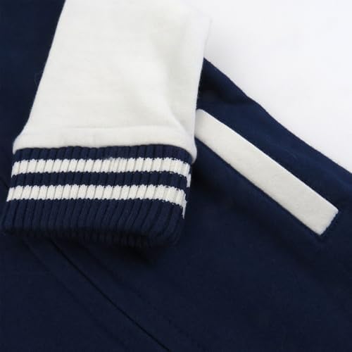 HonestBaby Baby Boys' Hoodie Coverall Team Varsity 100% Organic Cotton - Image 5