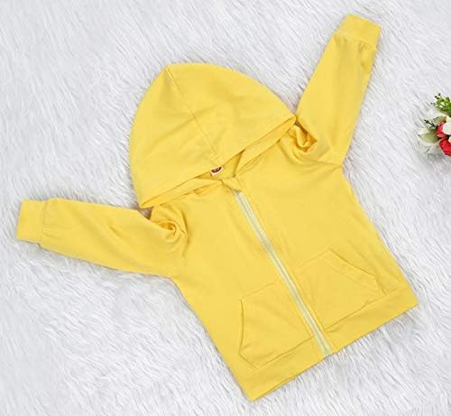 Imcute Baby Zip Up Hoodie, Unisex inflant Toddler Long Sleeve Sweatshirts - Image 3