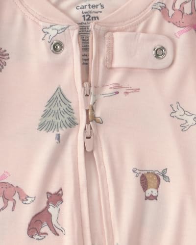 Carter's Baby Girls' Purelysoft 1-piece Pajamas - Image 6