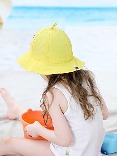 Azue Cute Baby Sun Hat, Wide-Brim Toddler Bucket Hats - Image 7