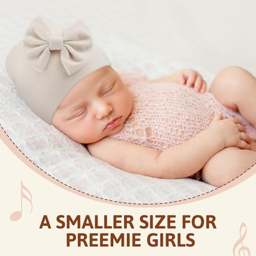 Cuffbow 4 Pcs Preemie Hats Baby Cap - Image 5