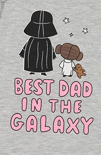 STAR WARS Father's Day Christmas Baby Girls Bodysuit Newborn to Infant Sizes - Image 4