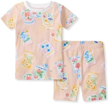 Burt's Bees Baby Unisex Organic Cotton Short Sleeve & Shorts PJ Set, 2-PC | by BurtsBeesBaby