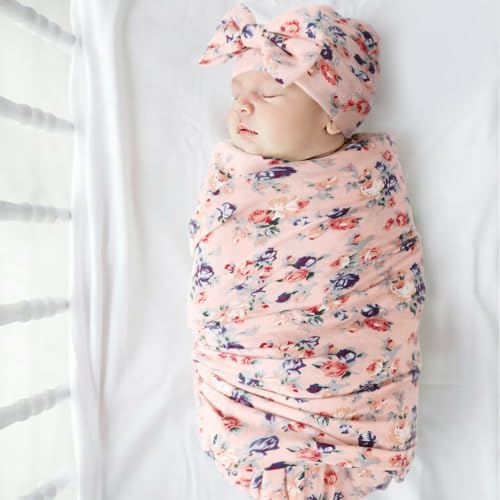 DRESHOW BQUBO Baby Girl Newborn Receiving Blanket - Image 3