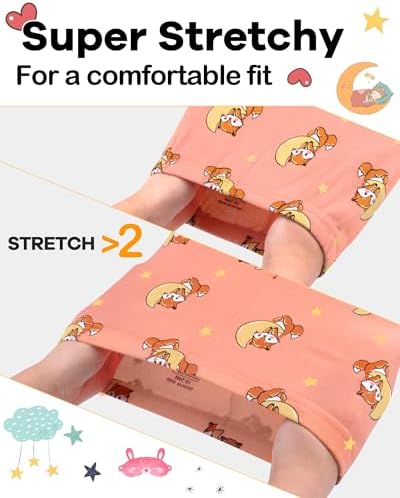 DAUGHTER QUEEN Girls Summer Pajamas Set 4 Pieces 100% Cotton Sleepwear Size 18 - Image 3