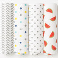 100% Muslin Swaddle Blankets, Baby Swaddling Blankets by Rajlinen