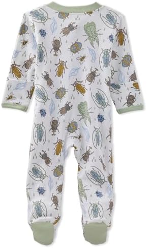 Butterblu Scout Sleep & Play 100% Organic Cotton Footed Zip Front PJs | GOTS - Image 3