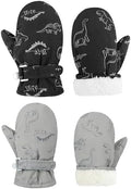 Toddler Mittens Lined Fleece Snow Gloves by Fynnsure