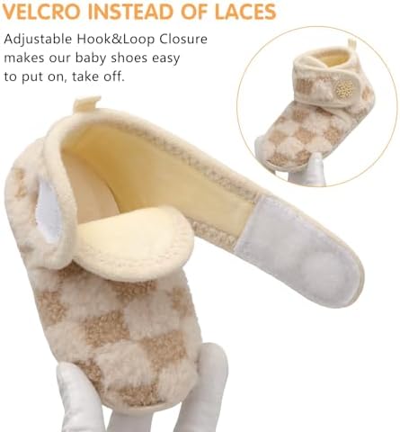 FEETCITY Baby Booties Girls Boys Infant Slippers First Walkers Shoes Warm Socks - Image 4