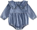 Baby Girl Denim Outfit Button Romper Jean Jumpsuit Shorts Overalls Toddler by Emmababy