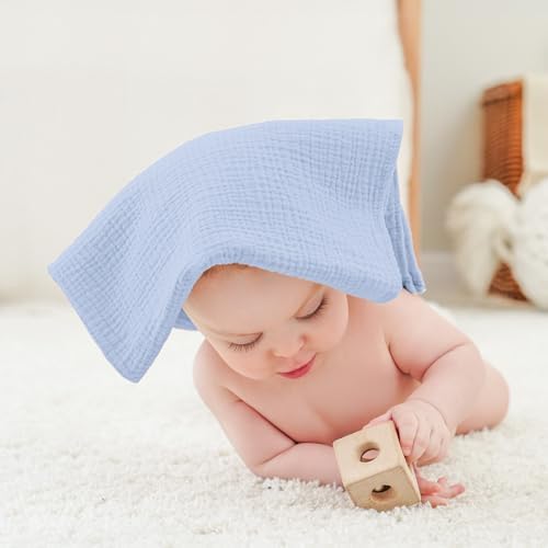 Bearmoss 6 Pack Muslin Burp Cloths - Image 7