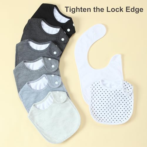 Waterproof Baby Bibs for Boys & Girls Soft and Absorbent Bandana Drool Bibs Set - Image 7