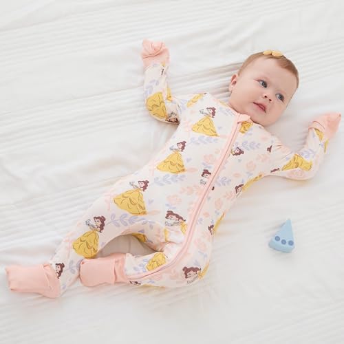 Disney Baby Organic Cotton Zip Footie Clothes Romper Outfit - Image 3