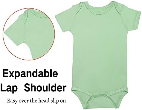 Kids Rayon of Bamboo Pajamas Set Short Sleeve Button Shorts Ages 0-24 - Image 2